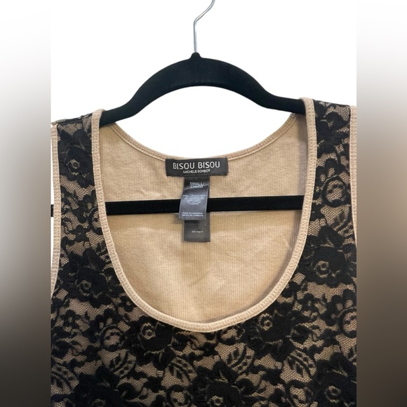 Bisou Bisou Michelle Bohbot lace tank size Small - Picture 3 of 5